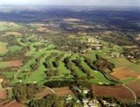 vue aerienne du golf de St Laurent